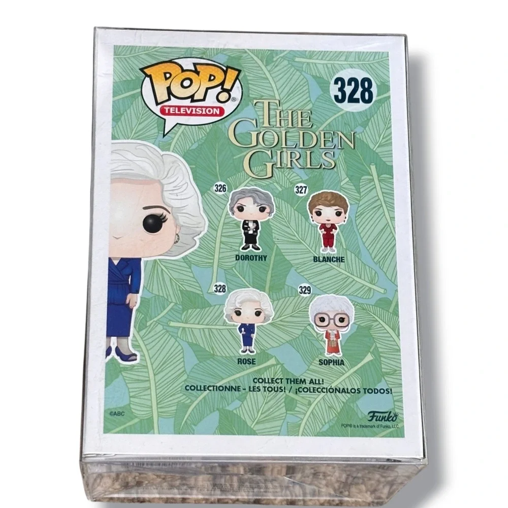 Funko Pop The Golden Girls Rose #328 Betty White Vinyl Figure With Protector